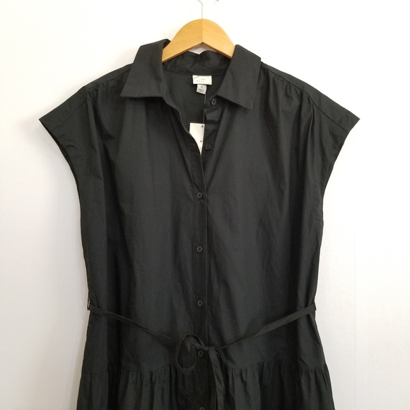 NWT A New Day Black Midi Dress Size Medium - Picture 3 of 9